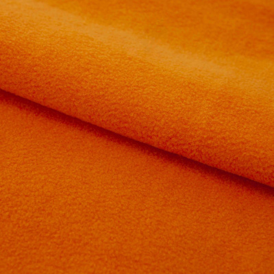 Флис DTY 16-1358, 250 г/м2, шир. 150 см, цвет оранжевый - купить в Мурманске. Цена 640.46 руб.