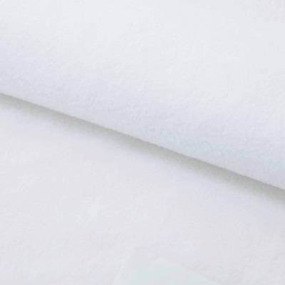 Флис DTY 240 г/м2, White/белый, 150 см (2,77м/кг) - купить в Мурманске. Цена 640.46 руб.