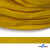 Шнур плетеный (плоский) d-12 мм, (уп.90+/-1м), 100% полиэстер, цв.269 - жёлтый - купить в Мурманске. Цена: 8.62 руб.