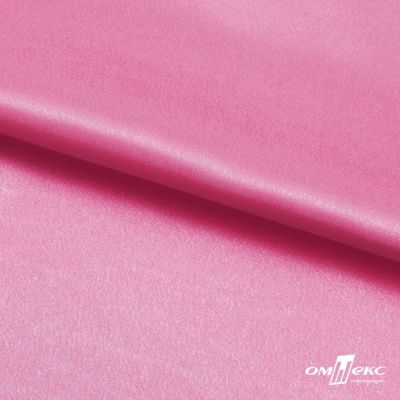Поли креп-сатин 15-2215, 125 (+/-5) гр/м2, шир.150см, цвет розовый - купить в Мурманске. Цена 155.57 руб.