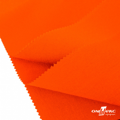 Ткань смесовая для спецодежды "Униформ" 17-1350, 200 гр/м2, шир.150 см, цвет люм.оранжевый - купить в Мурманске. Цена 140.14 руб.