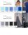 Креп стрейч Амузен 14-4122, 85 гр/м2, шир.150см, цвет голубой - купить в Мурманске. Цена 148.37 руб.