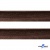 Кант атласный 074, шир. 12 мм (в упак. 65,8 м), цвет коричневый - купить в Мурманске. Цена: 237.16 руб.