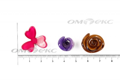 Украшение "Розы малые №1" 20мм - купить в Мурманске. Цена: 32.49 руб.