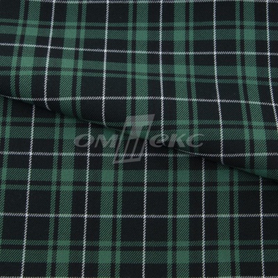 Ткань костюмная Клетка 25577, т.зеленый/зеленый./ч/бел, 230 г/м2, шир.150 см - купить в Мурманске. Цена 545.24 руб.