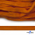 Шнур плетеный (плоский) d-12 мм, (уп.90+/-1м), 100% полиэстер, цв.267 - оранжевый - купить в Мурманске. Цена: 8.62 руб.