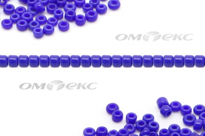 Бисер (ОS) 11/0 ( упак.100 гр) цв.48 - синий - купить в Мурманске. Цена: 48 руб.