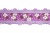 Тесьма декоративная 0385-6169, шир. 25 мм/уп. 22,8+/-1 м, цвет 01-фиолетовый - купить в Мурманске. Цена: 387.43 руб.