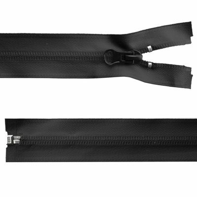 Молния водонепроницаемая PVC Т-7, 100 см, разъемная, цвет чёрный - купить в Мурманске. Цена: 61.89 руб.