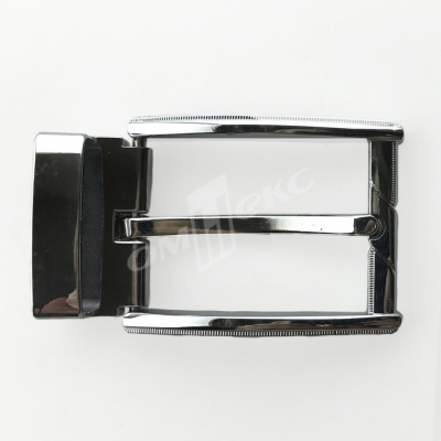 Пряжка металлическая для мужского ремня 845005А#2 (шир.ремня 40 мм), цв.-никель - купить в Мурманске. Цена: 110.29 руб.