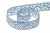 Тесьма кружевная 0621-1346А, шир. 13 мм/уп. 20+/-1 м, цвет 132-голубой - купить в Мурманске. Цена: 569.26 руб.