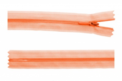 Молния потайная Т3 849, 50 см, капрон, цвет оранжевый - купить в Мурманске. Цена: 8.87 руб.