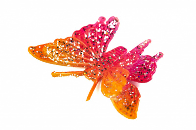 Бабочка декоративная пластиковая #10 - купить в Мурманске. Цена: 7.09 руб.