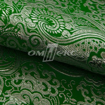 Ткань костюмная жаккард №4, 140 гр/м2, шир.150см, цвет зелёный - купить в Мурманске. Цена 383.29 руб.