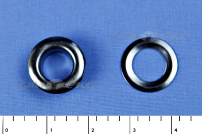 Люверсы металлические, блочка/кольцо, №5 (8 мм) упак.1000 шт- цв.никель - купить в Мурманске. Цена: 392 руб.