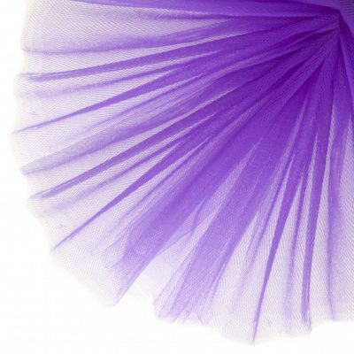 Фатин матовый 16-85, 12 гр/м2, шир.300см, цвет фиолетовый - купить в Мурманске. Цена 96.31 руб.