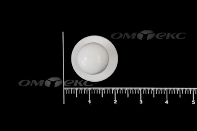 Пуговица поварская "Пукля", 10 мм, цвет белый - купить в Мурманске. Цена: 2.28 руб.