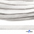 Шнур плетеный d-8 мм плоский, 70% хлопок 30% полиэстер, уп.85+/-1 м, цв.1018-белый - купить в Мурманске. Цена: 735 руб.
