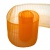 Лента капроновая "Гофре", шир. 110 мм/уп. 50 м, цвет оранжевый - купить в Мурманске. Цена: 26.93 руб.