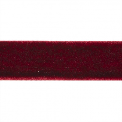Лента бархатная нейлон, шир.12 мм, (упак. 45,7м), цв.240-бордо - купить в Мурманске. Цена: 392 руб.