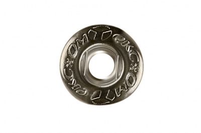 Кнопка металлическая "Альфа" с пружиной, 15 мм (уп. 720+/-20 шт), цвет никель - купить в Мурманске. Цена: 1 466.73 руб.