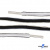 Шнурки #4-27, круглые 130 см, двухцветные (черно/белый) - купить в Мурманске. Цена: 47.04 руб.