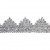 Тесьма металлизированная 0384-0240, шир. 40 мм/уп. 25+/-1 м, цвет серебро - купить в Мурманске. Цена: 490.74 руб.
