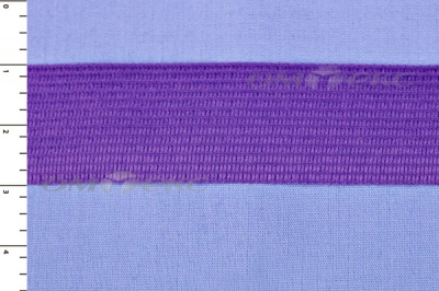 Окантовочная тесьма №0225, шир. 22 мм (в упак. 100 м), цвет фиолет - купить в Мурманске. Цена: 271.60 руб.
