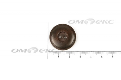Пуговица деревянная круглая №54 (25мм) - купить в Мурманске. Цена: 4.12 руб.