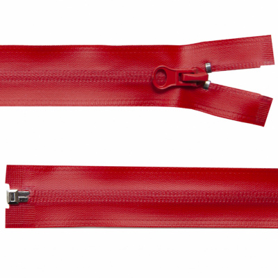 Молния водонепроницаемая PVC Т-7, 60 см, разъемная, цвет (820) красный - купить в Мурманске. Цена: 49.39 руб.