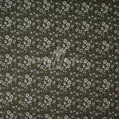 Плательная ткань "Фламенко" 11.2, 80 гр/м2, шир.150 см, принт растительный - купить в Мурманске. Цена 259.21 руб.