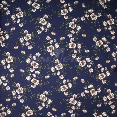 Плательная ткань "Фламенко" 3.2, 80 гр/м2, шир.150 см, принт растительный - купить в Мурманске. Цена 239.03 руб.