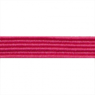 Резиновые нити с текстильным покрытием, шир. 6 мм ( упак.30 м/уп), цв.- 84-фуксия - купить в Мурманске. Цена: 155.22 руб.