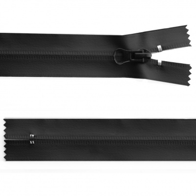 Молния водонепроницаемая PVC Т-7, 20 см, неразъемная, цвет чёрный - купить в Мурманске. Цена: 21.56 руб.