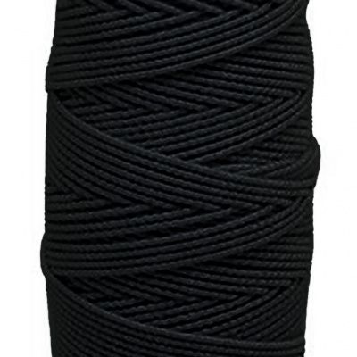Нитка - резинка Спандекс 25 м (уп-10шт)-чёрные - купить в Мурманске. Цена: 35.65 руб.