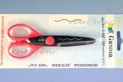 Ножницы G-502 детские 165 мм - купить в Мурманске. Цена: 292.21 руб.