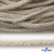Шнур плетеный d-6 мм круглый, 70% хлопок 30% полиэстер, уп.90+/-1 м, цв.1077-лён - купить в Мурманске. Цена: 588 руб.
