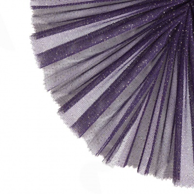 Сетка Глиттер, 24 г/м2, шир.145 см., пурпурный - купить в Мурманске. Цена 117.24 руб.