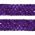 Тесьма с пайетками 12, шир. 35 мм/уп. 25+/-1 м, цвет фиолет - купить в Мурманске. Цена: 1 308.30 руб.