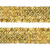Тесьма с пайетками D16, шир. 35 мм/уп. 25+/-1 м, цвет золото - купить в Мурманске. Цена: 1 281.60 руб.