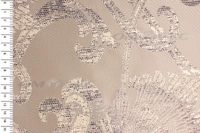 Портьерная ткань J90155, col.0205-бежевый (310 см) - купить в Мурманске. Цена 778.99 руб.