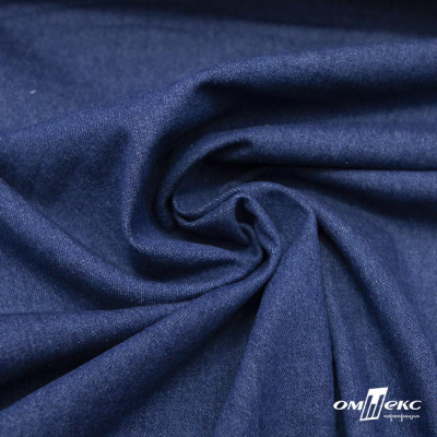 Ткань костюмная "Джинс", 315 г/м2, 100% хлопок, шир. 150 см,   Цв. 7/ Dark blue - купить в Мурманске. Цена 588 руб.