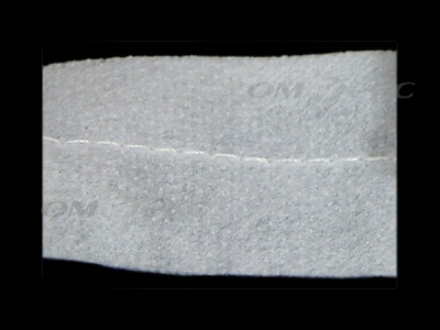 WS7225-прокладочная лента усиленная швом для подгиба 30мм-белая (50м) - купить в Мурманске. Цена: 16.71 руб.