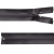 Молния водонепроницаемая PVC Т-7, 60 см, разъемная, цвет (301) т.серый - купить в Мурманске. Цена: 49.39 руб.