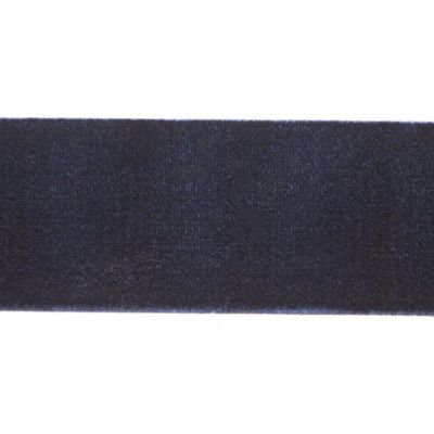 Лента бархатная нейлон, шир.25 мм, (упак. 45,7м), цв.180-т.синий - купить в Мурманске. Цена: 800.84 руб.