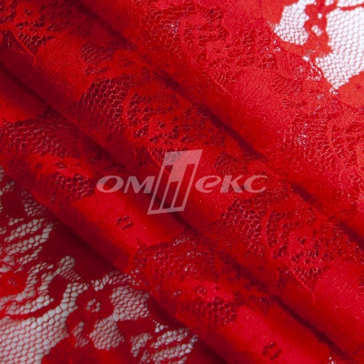 Кружевное полотно стрейч 15A61/RED, 100 гр/м2, шир.150см - купить в Мурманске. Цена 1 580.95 руб.