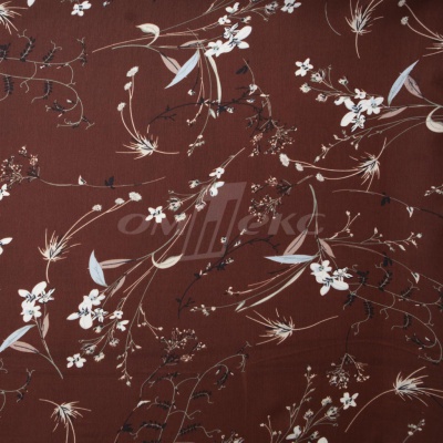 Плательная ткань "Фламенко" 2.2, 80 гр/м2, шир.150 см, принт растительный - купить в Мурманске. Цена 239.03 руб.