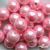 0404-00108-Бусины пластиковые под жемчуг "ОмТекс", 16 мм, (уп.50гр=24+/-1шт) цв.101-св.розовый - купить в Мурманске. Цена: 44.18 руб.
