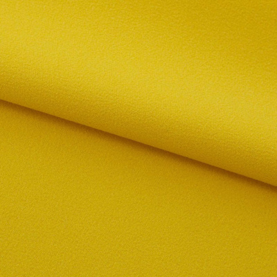 Креп стрейч Амузен 14-0756, 85 гр/м2, шир.150см, цвет жёлтый - купить в Мурманске. Цена 194.07 руб.