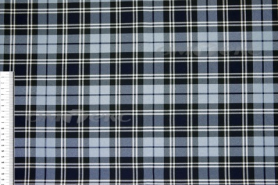 Ткань костюмная клетка Т7274 2004, 220 гр/м2, шир.150см, цвет т.синий/гол/бел - купить в Мурманске. Цена 